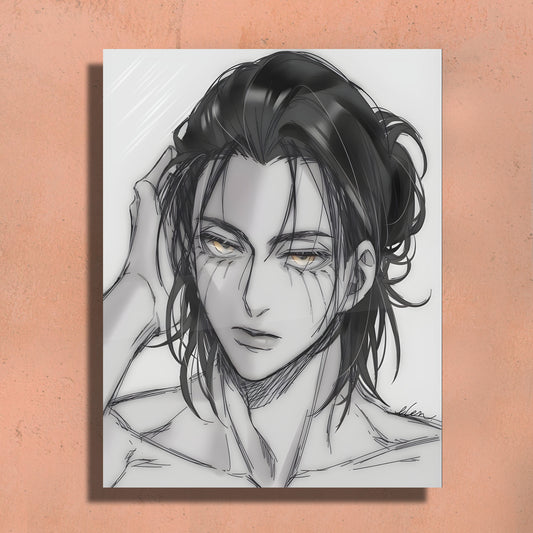 Eren Yeager - AOT inspired inspired Metal Art Print – Premium Wall Decor