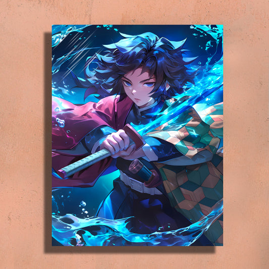 Giyu - Demon Slayer Metal Art Print – Premium Wall Decor