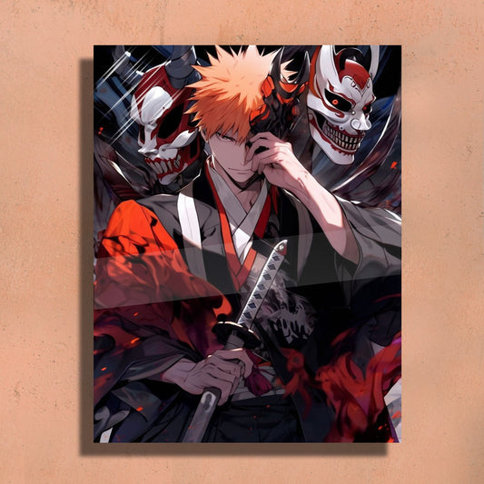 Ichigo Metal Art Print –  Premium Wall Decor