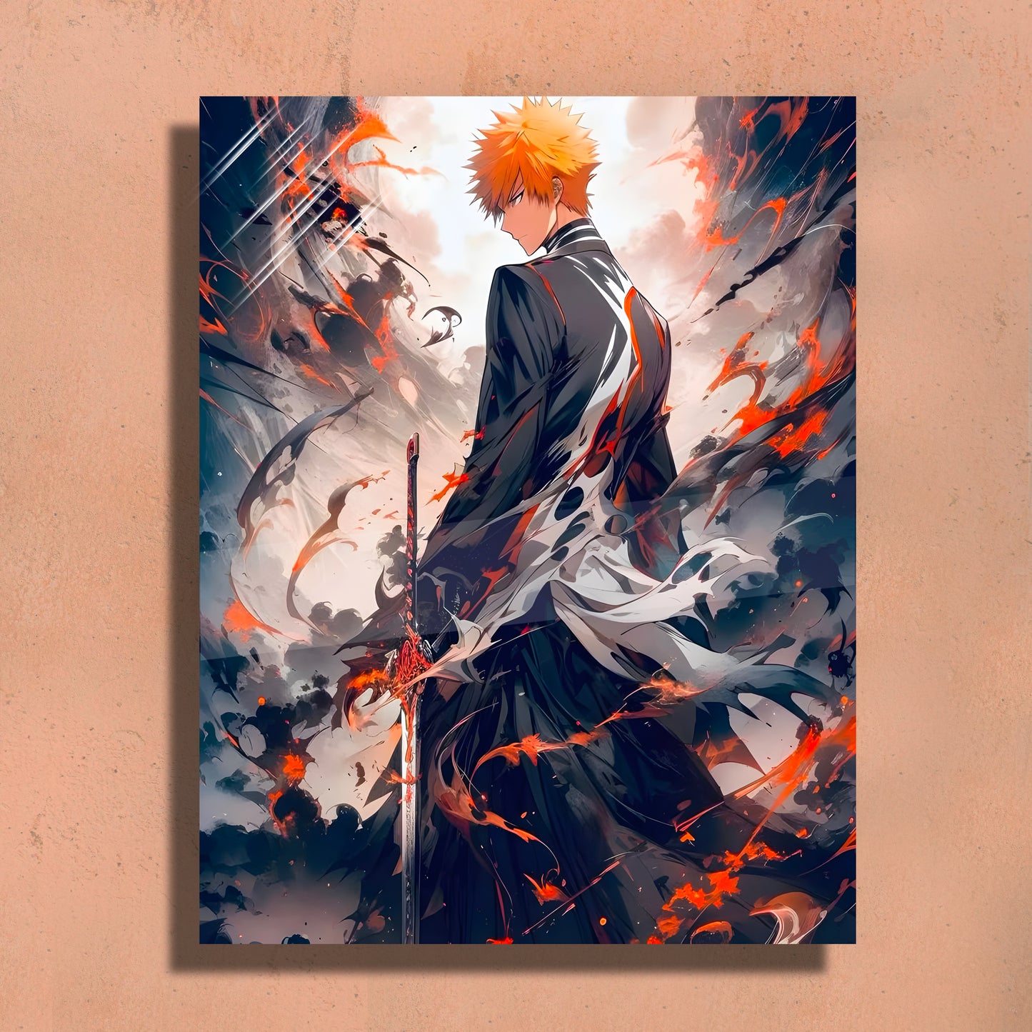 Ichigo Metal Art Print ā Premium Wall Decor