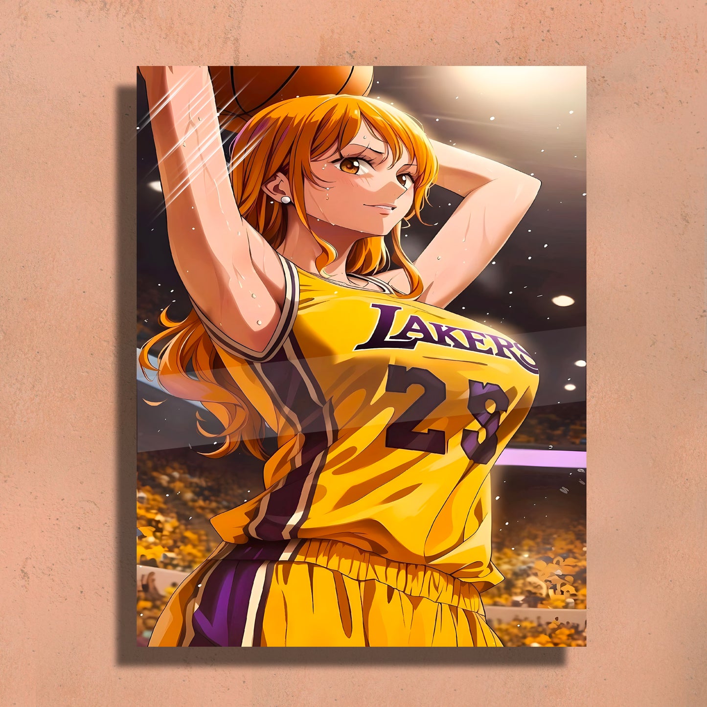 Nami Metal Art Print ā Premium Wall Decor