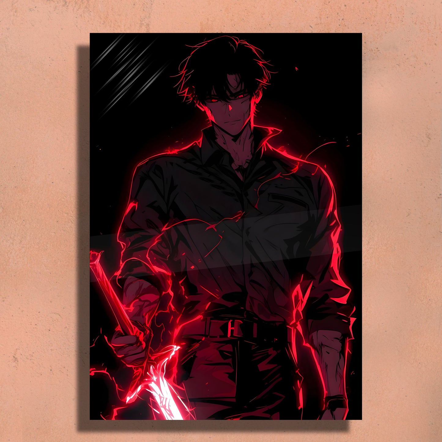 Sung Jinwoo Fan Art Metal Print β Premium Wall Decor