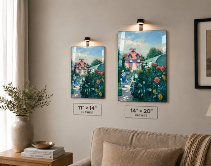 Dahlias, Garden at Petit Gennevilliers – Metal Wall Art