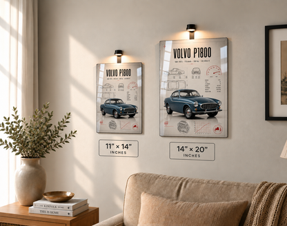 Classic Car Metal Wall Art - 3