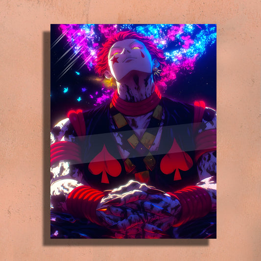 Hisokah HxH inspired Metal Art Print – Premium Wall Decor