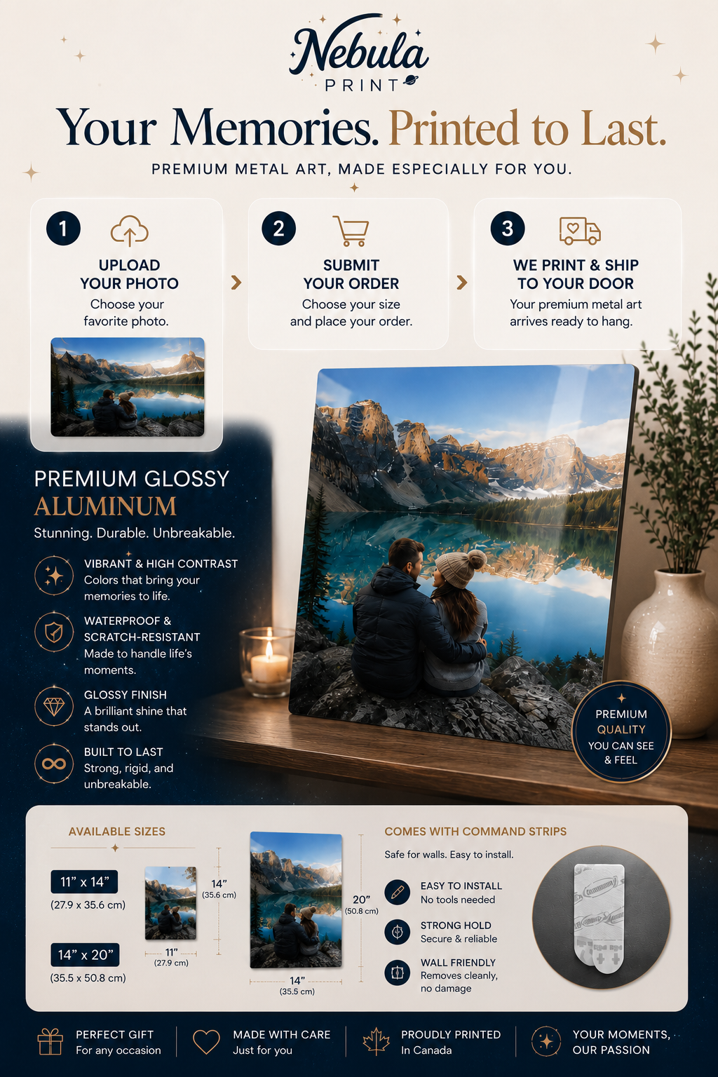 Custom Photo Metal Print