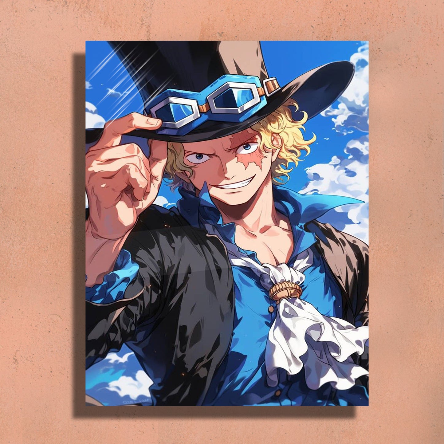 Sabo - One Piece Inspired inspired Metal Art Print – Premium Wall Decor