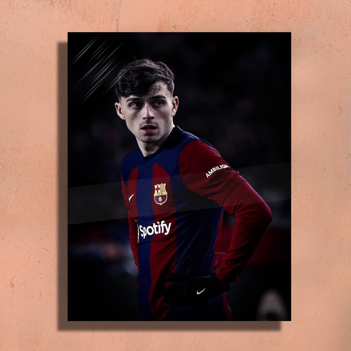 Pedri Metal Art Print – 12x18" Premium Wall Decor